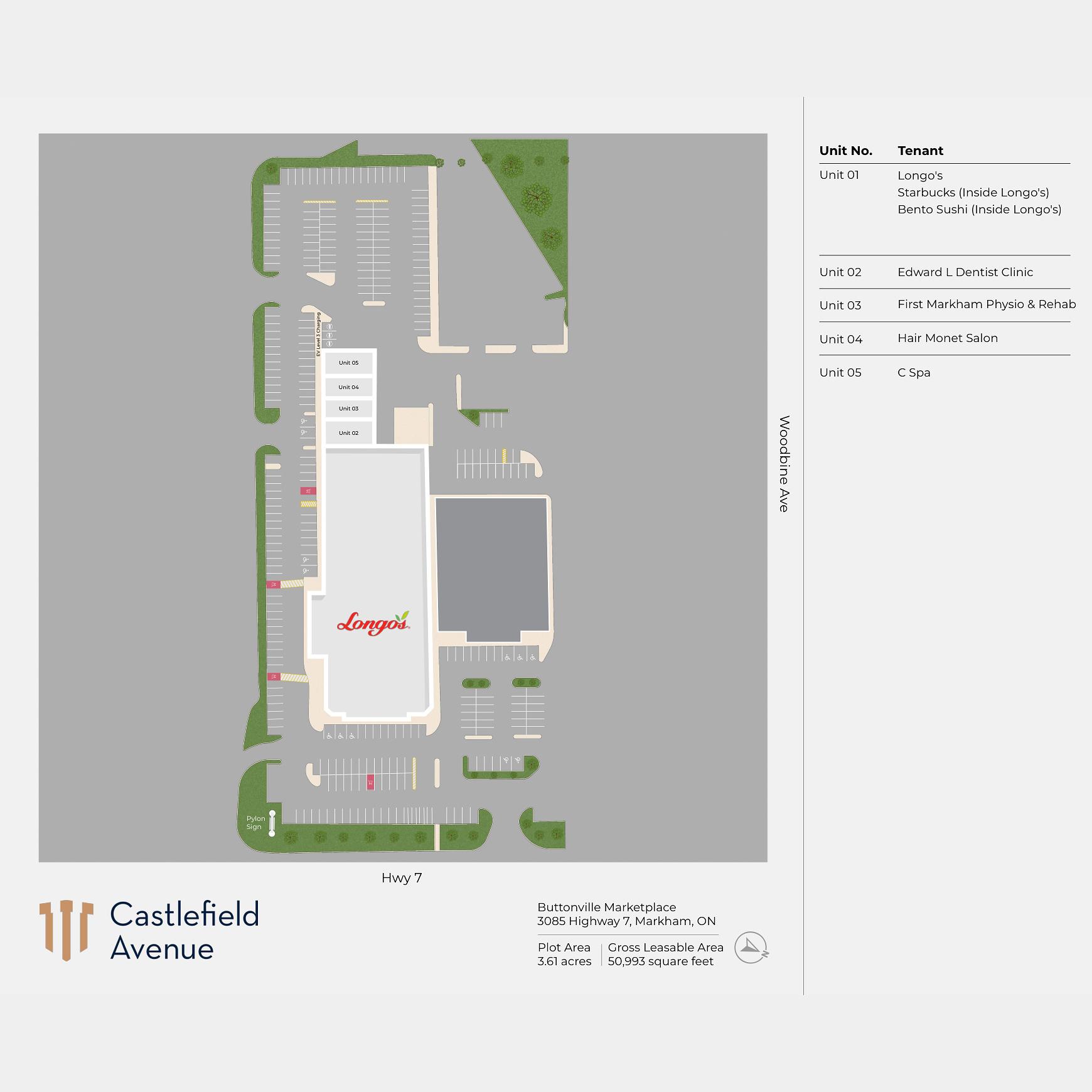 Buttonville Marketplace site plan
