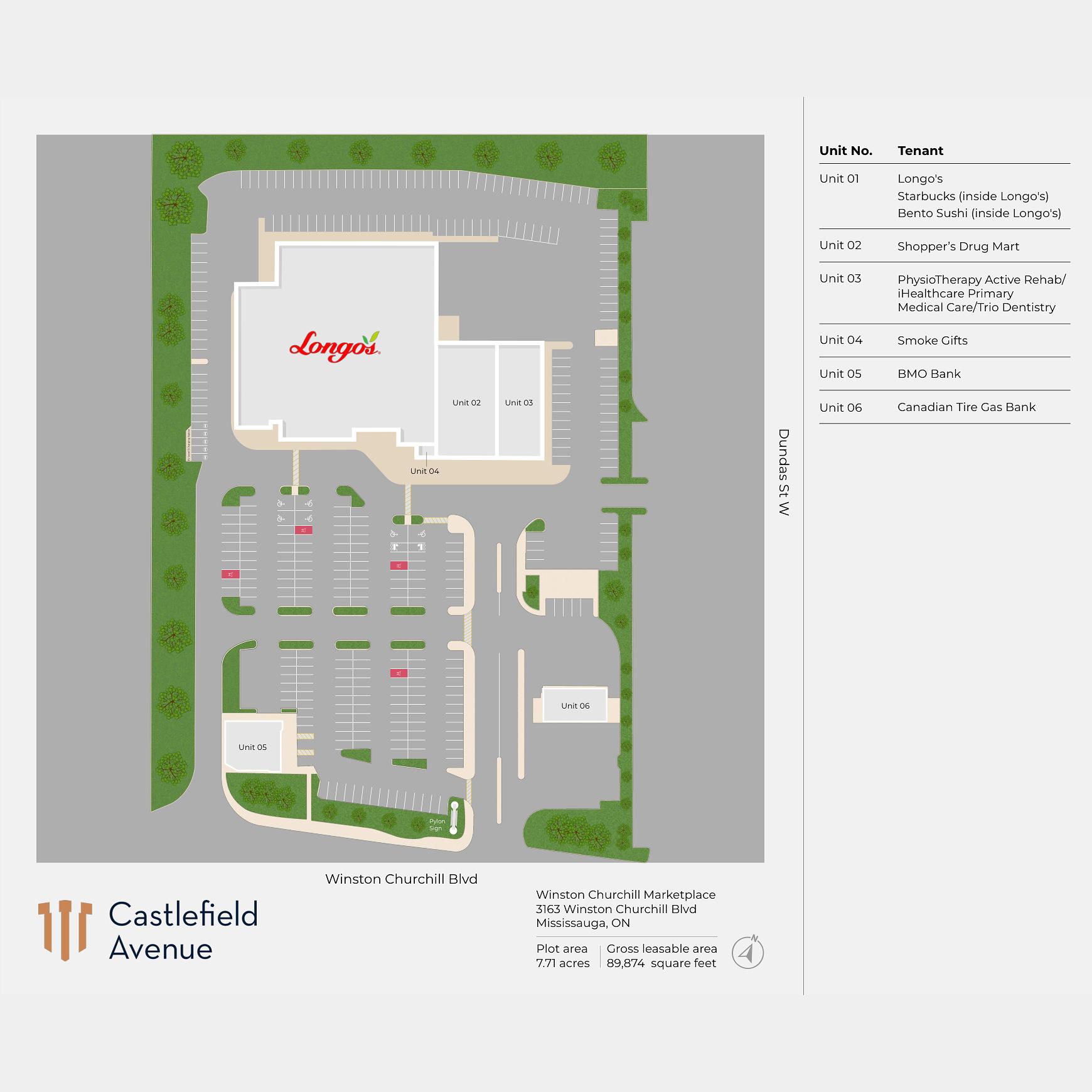 Winston Churchill Marketplace site plan